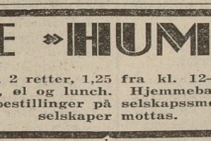 Bilde av Cafe Humlen - 1932